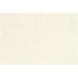 Bastelfilz, Blatt 42x60 cm, Dicke 3 mm, Naturweiß, 1 Bl. [HOB-45231]