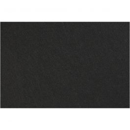 Bastelfilz, Blatt 42x60 cm, Dicke 3 mm, Schwarz, 1 Bl. [HOB-45241]