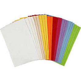Bastelfilz-Sortiment 20x30 cm x 1.5 mm - Multi-Farben, 24 Blätter 180-200 g/qm [HOB45295]