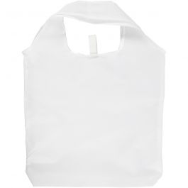 Sac à provisions, dim. 37x37 cm, blanc, 1 pièce [HOB-474372]