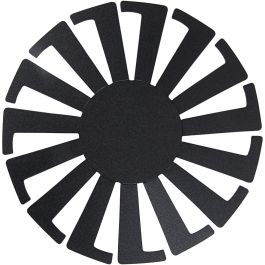 Korbboden-Schablone, H 8 cm, D 14 cm, Schwarz, 10 Stk/ 1 Pck [HOB-47451]