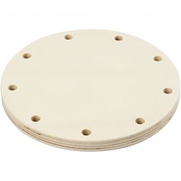 Korbboden-Schablone, D 12 cm, Dicke 10 mm, 1 Stk [HOB-47454]