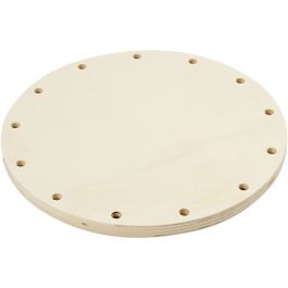 Korbboden-Schablone, D 18 cm, Dicke 10 mm, 1 Stk [HOB-47455]