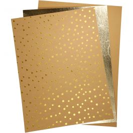 Papier imitation cuir, feuille 21x27,5+21x28,5+21x29,5 cm, ép. 0,55 mm, unicolor,film,imprimé, 3 flles/ 1 Pq. [HOB-498833]
