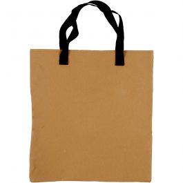 Stofftasche, Größe 35x38 cm, Hellbraun, 1 Stk [HOB-498962]