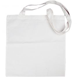 Stofftasche, Größe 38x42 cm, 130 g, Weiß, 1 Stk [HOB-499000]
