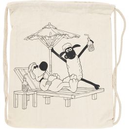 Sac à cordon à colorier, dim. 37x40 cm, 1 pièce [HOB-499654]