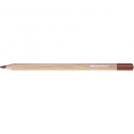 edu Green Jumbo-Buntstifte, Mine 5 mm, Braun, 10 Stk/ 1 Pck [HOB-408274]