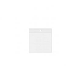 Sachet zip transparent en PE-BD avec trou pour suspension 10,2x10,2cm (100 pièces) [4PR44]