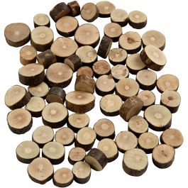 Holz-Mix, D 10-15 mm, Dicke 5 mm, 230 g/ 1 Pck [HOB-502150]