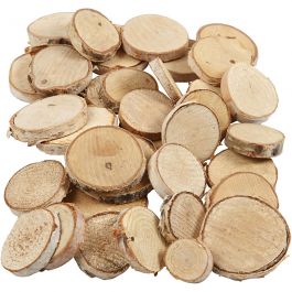 Holz-Mix, D 25-45 mm, Dicke 7 mm, 600 g/ 1 Pck [HOB-502210]