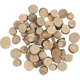 Holzscheibe, D 10-15 mm, 25 g/ 1 Pck [HOB-50280]