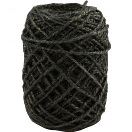 Chanvre naturel, ép. 1-2 mm, gris, 30 m/ 1 rouleau [HOB-503236]