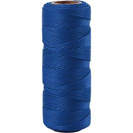 Fil de bambou, ép. 1 mm, bleu, 65 m/ 1 rouleau [HOB-503484]