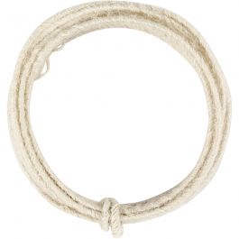 Fil de jute, ép. 2-4 mm, blanc, 3 m/ 1 Pq. [HOB-503491]