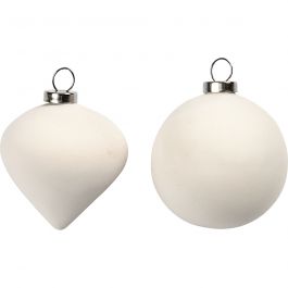 Boules, H : 5 cm, 12 pièces/ 1 Pq. [HOB-50517]