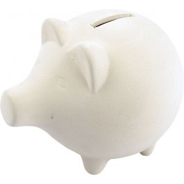 Tirelires cochon, H : 11 cm, L : 14 cm, 10 pièces/ 1 Pq. [HOB-50631]