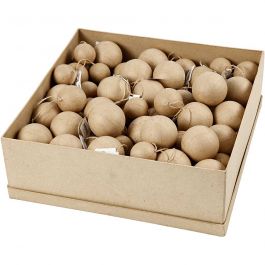Décorations de Noël, d 4+5+6 cm, 3x35 pièces/ 1 Pq. [HOB-51031]