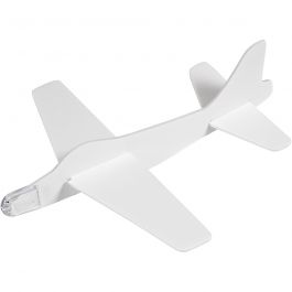 avions, L : 19 cm, L : 17,5 cm, blanc, 2 pièces/ 1 Pq. [HOB-51232]