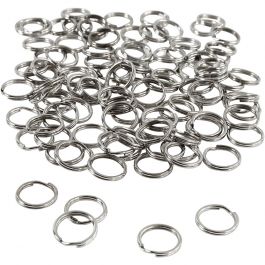 Schlüsselringe, D 12 mm, 100 Stk/ 1 Pck [HOB-51244]