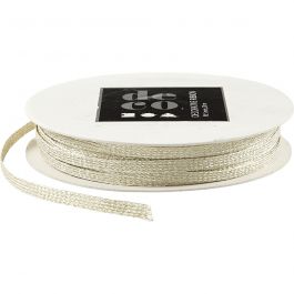 Zierband, B 5 mm, Gold, 20 m/ 1 Rolle [HOB-51425]