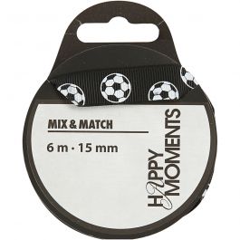 Dekoband, B 15 mm, 6 m/ 1 Rolle [HOB-514391]