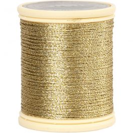 DMC Metallfaden, Dicke 0,36 mm, Gold, 40 m/ 1 Rolle [HOB-51534]