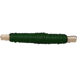 Fil pour fleur, ép. 0,5 mm, vert, 50 m/ 1 rouleau [HOB-517260]