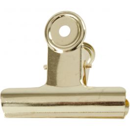 Pince métallique, L : 7,5 cm, laiton, 6 pièces/ 1 Pq. [HOB-51769]