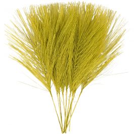 Plumes artificielles, L : 15 cm, L : 8 cm, vert, 10 pièces/ 1 Pq. [HOB-518058]