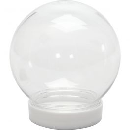 Boule à neige, H : 8,5 cm, d 8 cm, diamètre intérieur 4,7 cm, 1 pièce [HOB-521380]