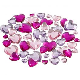 Pierre de strass, dim. 6+10+14 mm, violet, 252 pièces/ 1 Pq. [HOB-52187]