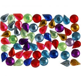 Pierre de strass, dim. 5 mm, 15 gr/ 1 Pq. [HOB-522861]