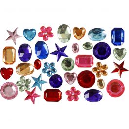 Pierre de strass, dim. 10-15 mm, 15 gr/ 1 Pq. [HOB-522881]