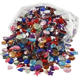 Pierre de strass, dim. 5-15 mm, 1600 pièces/ 1 Pq. [HOB-52288]