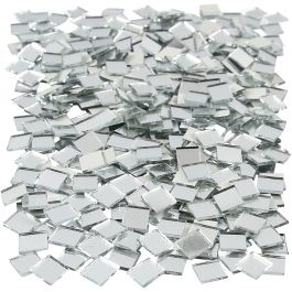 Spiegelmosaik, Größe 10x10 mm, Dicke 2 mm, 500 Stk/ 1 Pck [HOB-52293]
