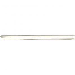 Barre métallique, L : 45 cm, d 2 mm, couleur laiton, 5 pièces/ 1 Pq. [HOB-52317]