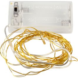 Guirlande LED, L : 3,15 M, or, 1 pièce [HOB-52352]