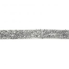 Zierband, B 10 mm, Silber, 5 m/ 1 Rolle [HOB-52446]