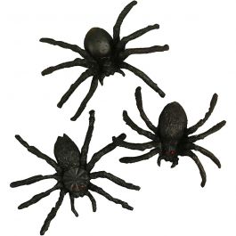 Araignées, dim. 4 cm, 10 pièces/ 1 Pq. [HOB-525121]