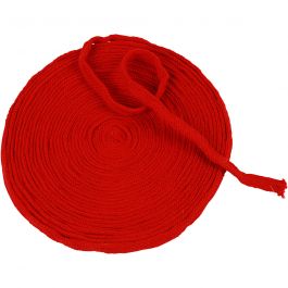 Tricot tubulaire, L : 10 mm, rouge cerise, 10 m/ 1 rouleau [HOB-53001]