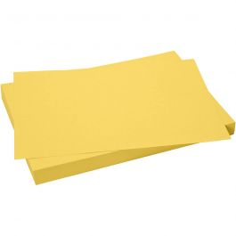 Karton, Blatt 50x70 cm, 270 g, Sonnengelb, 10 Bl./ 1 Pck [HOB-540914]