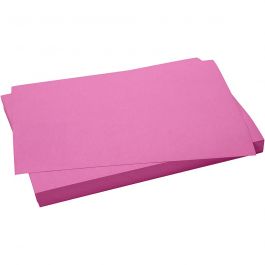 Karton, Blatt 50x70 cm, Größe 50x70 cm, 270 g, Hellpink, 100 Bl./ 1 Pck [HOB-540943]
