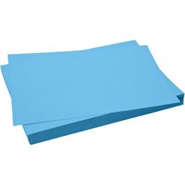 Karton, Blatt 50x70 cm, Größe 50x70 cm, 270 g, Türkis, 100 Bl./ 1 Pck [HOB-540951]