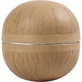 Zweiteilige Pappkugel, D 8 cm, 4 Stk/ 1 Pck [HOB-54176]