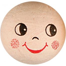 Boules de coton avec visages, d 30 mm, 10 pièces/ 1 Pq. [HOB-542300]