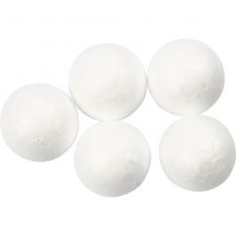 Boules en polystyrène, d 2 cm, blanc, 200 pièces/ 1 Pq. [HOB-543000]