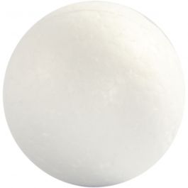 Boules en polystyrène, d 3 cm, blanc, 10 pièces/ 1 Pq. [HOB-543011]