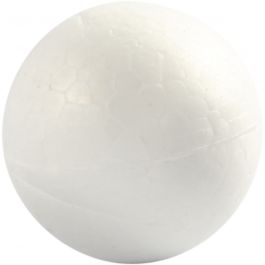 Boules en polystyrène, d 4 cm, blanc, 10 pièces/ 1 Pq. [HOB-543021]