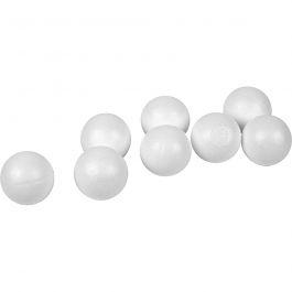 Boules en polystyrène, d 4 cm, blanc, 100 pièces/ 1 Pq. [HOB-543022]
